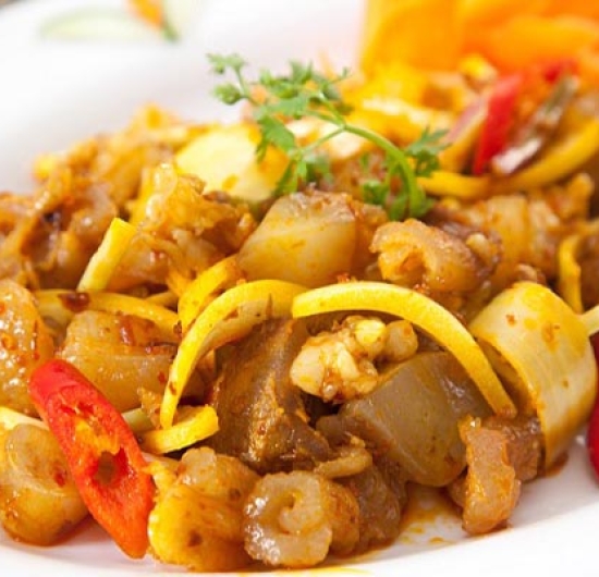 Gân Bò Xào Sa Tế
